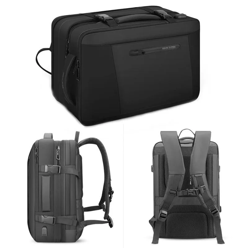 17.3 Inch Men Large Capacity Oxford Cloth Computer Backpack - Ordinary Style