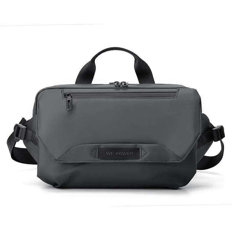 3 Point Strap Men Cycling Chest Bag Anti Sway Design