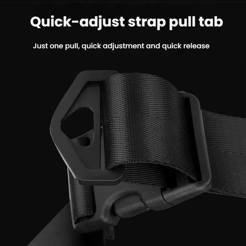 3 Point Strap Men Cycling Chest Bag Anti Sway Design