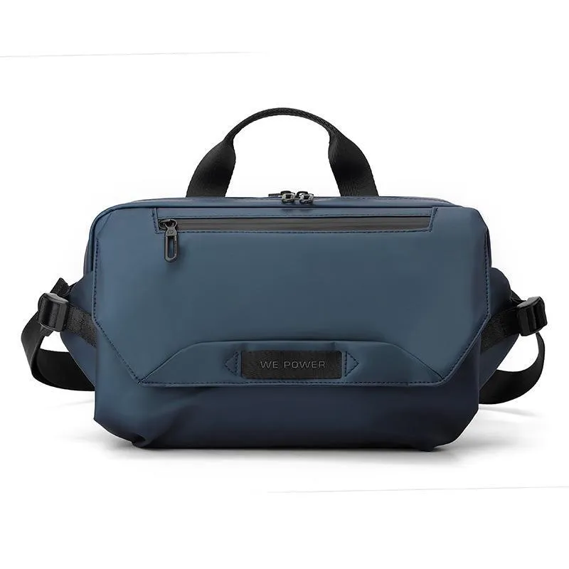 3 Point Strap Men Cycling Chest Bag Anti Sway Design
