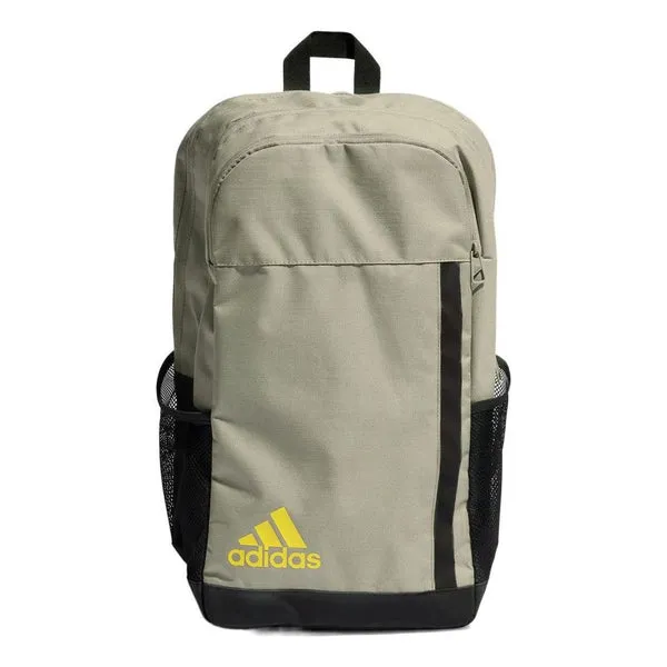 adidas Printing Small Logo Sports Large Capacity Backpack Schoolbag Dark Olive, green