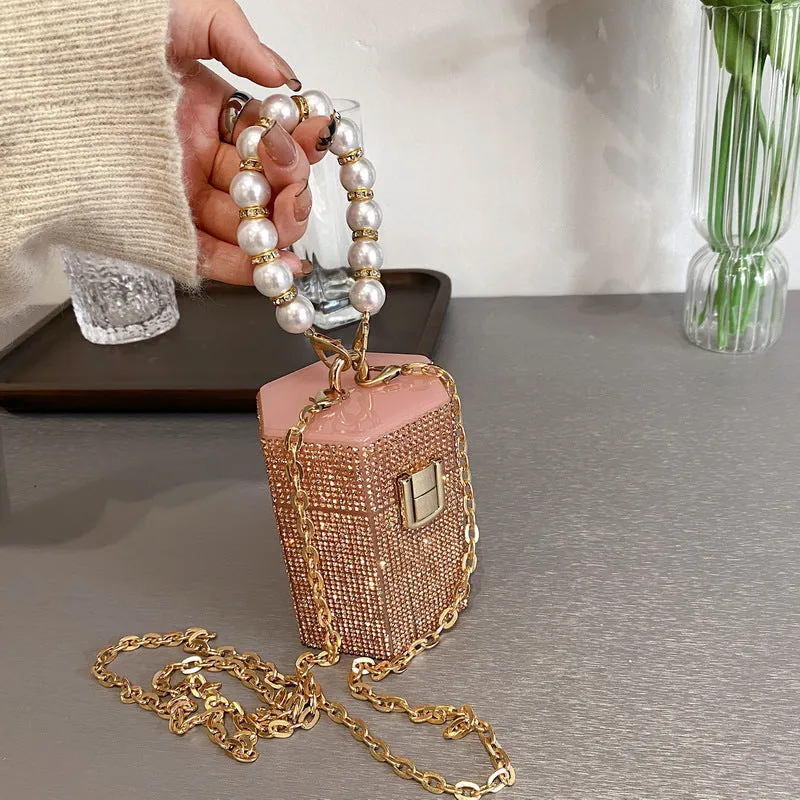 BerriesJam - 2024 Rhinestone Chain Mini Portable Bag