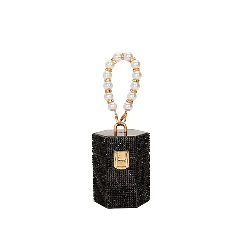 BerriesJam - 2024 Rhinestone Chain Mini Portable Bag