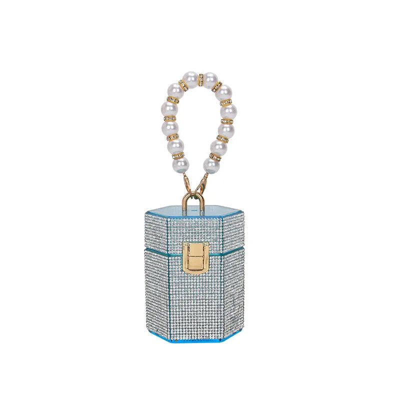 BerriesJam - 2024 Rhinestone Chain Mini Portable Bag
