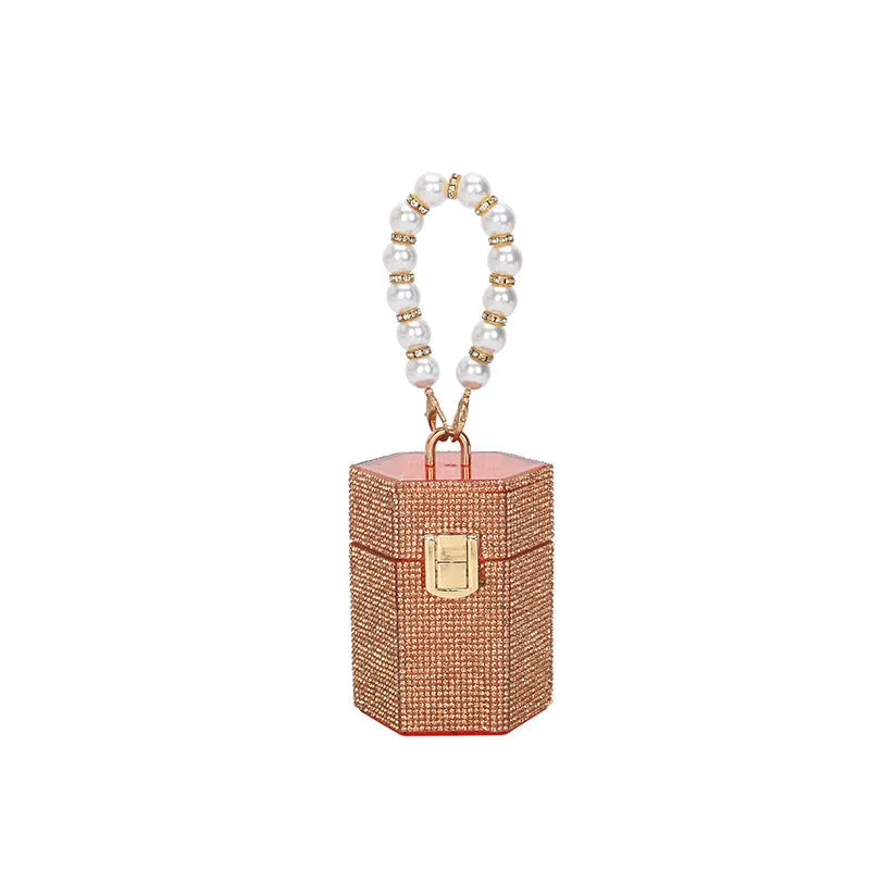 BerriesJam - 2024 Rhinestone Chain Mini Portable Bag