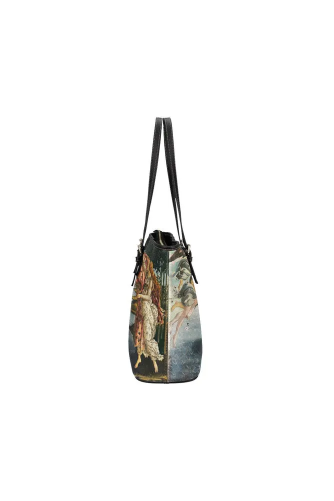 Birth of Venus Leather Tote Bag/Small