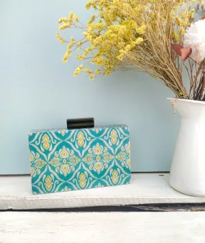 Boho Turquoise Clutch Bag