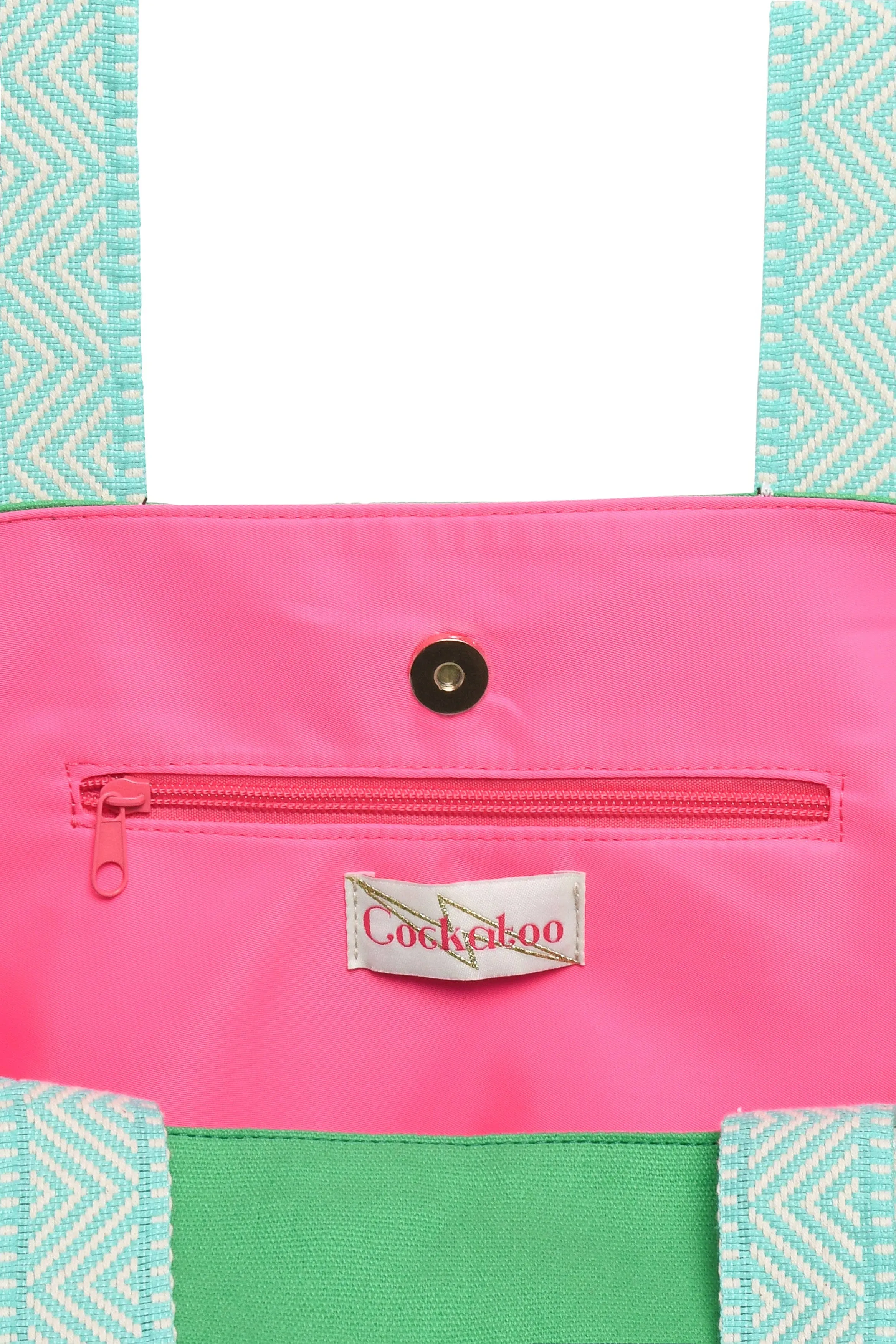 BRIGHT GREEN LARGE TOTE