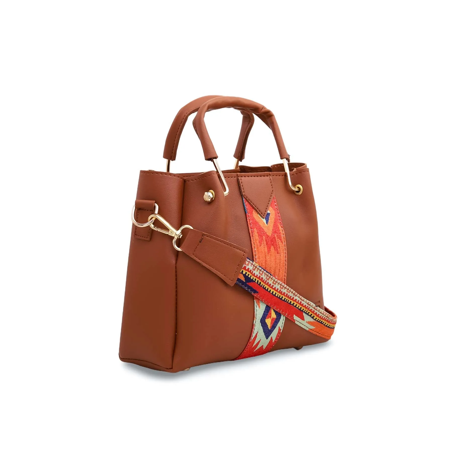 Brown Casual Hand Bag P55042