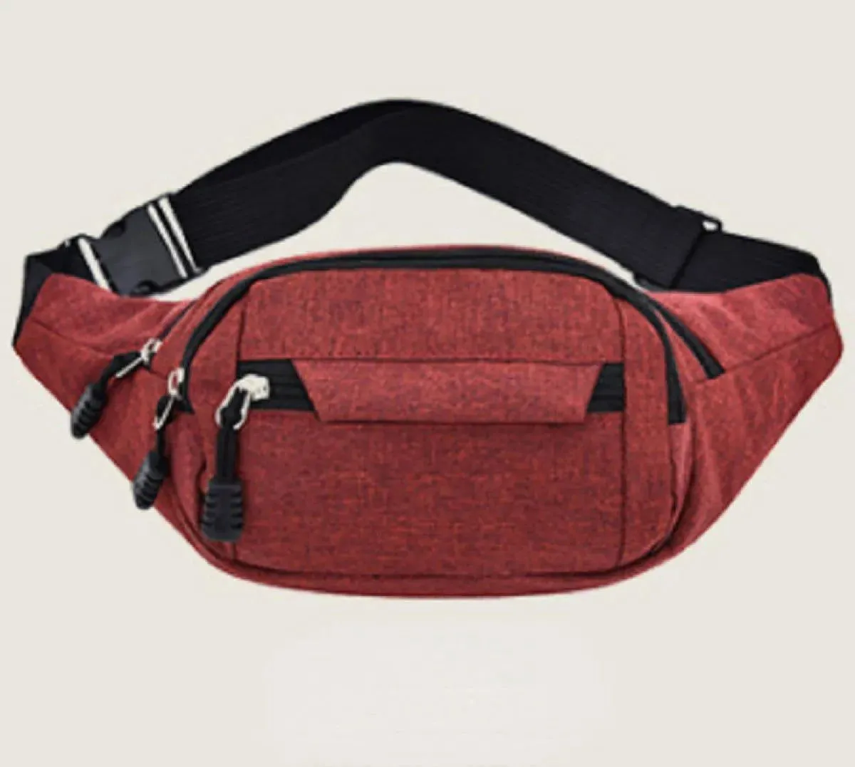 Casual Multifunctional Zipper Belt Bag