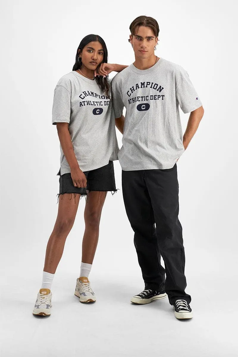 CHAMPION RB ARCHIVE HERITAGE UNISEX TEE - GREY