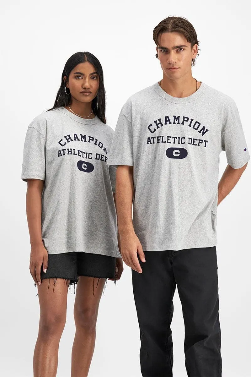 CHAMPION RB ARCHIVE HERITAGE UNISEX TEE - GREY