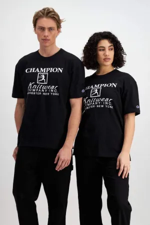 CHAMPION RB ARCHIVE TEE - BLACK