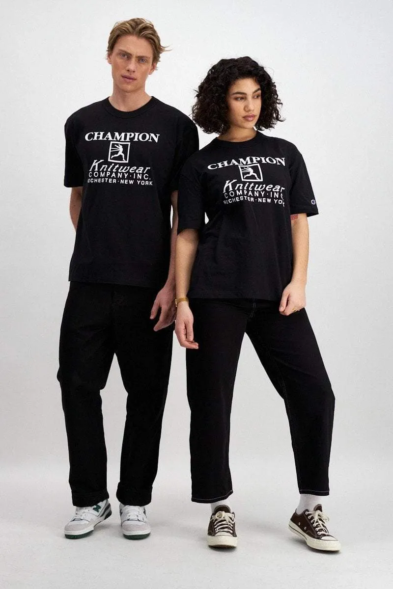 CHAMPION RB ARCHIVE TEE - BLACK
