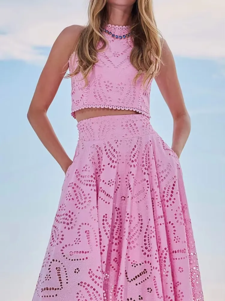 Cinderella Eyelet Summer Coordinated Set