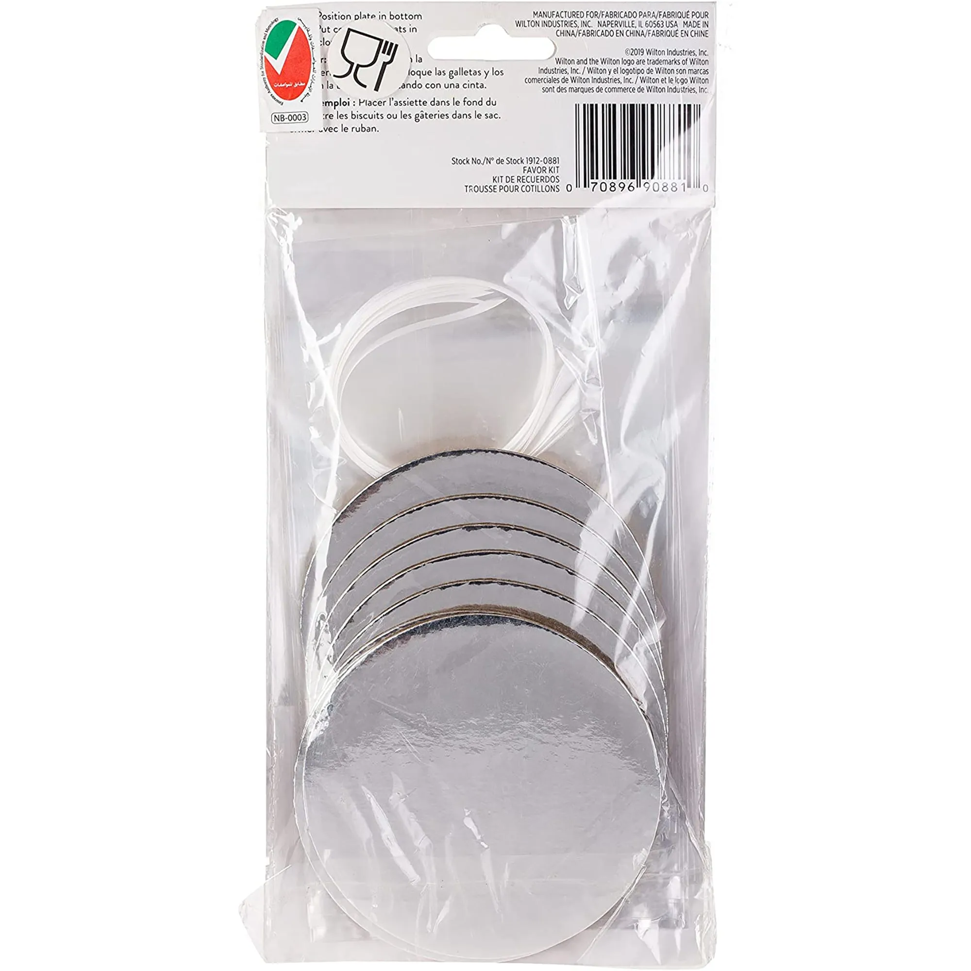 Clear Cookie Plates Gift Kit, 8 Count