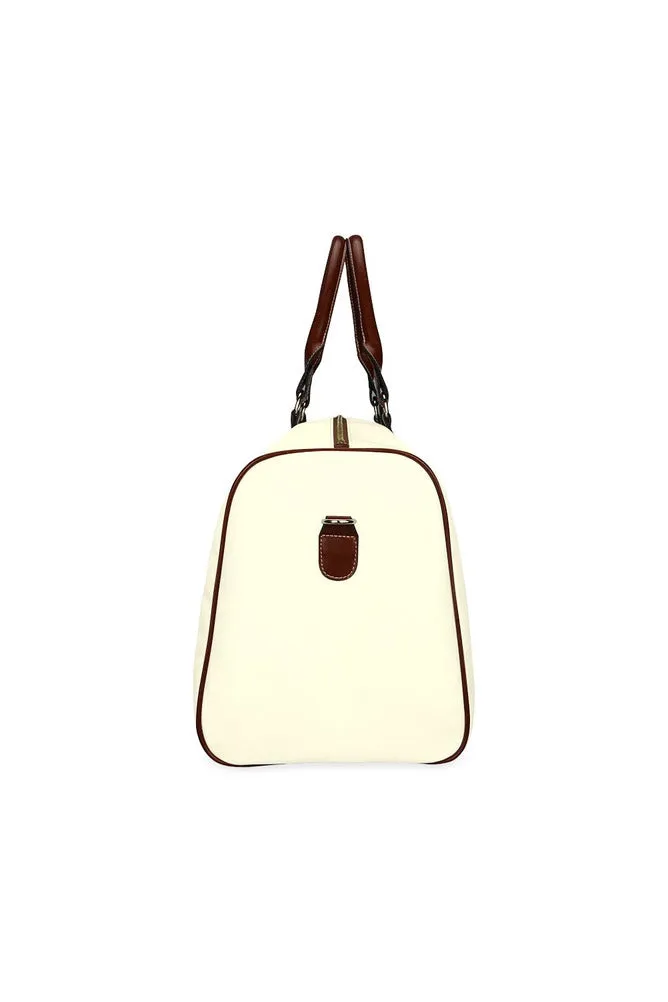 Cream Waterproof Travel Bag/Large (Model 1639)