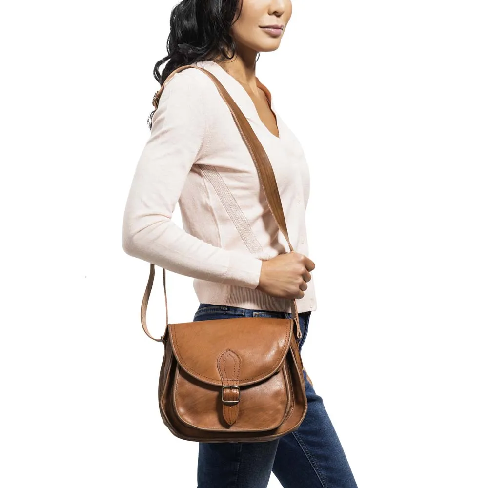 Cross Body Purse - Metro Leather Bag | Brown