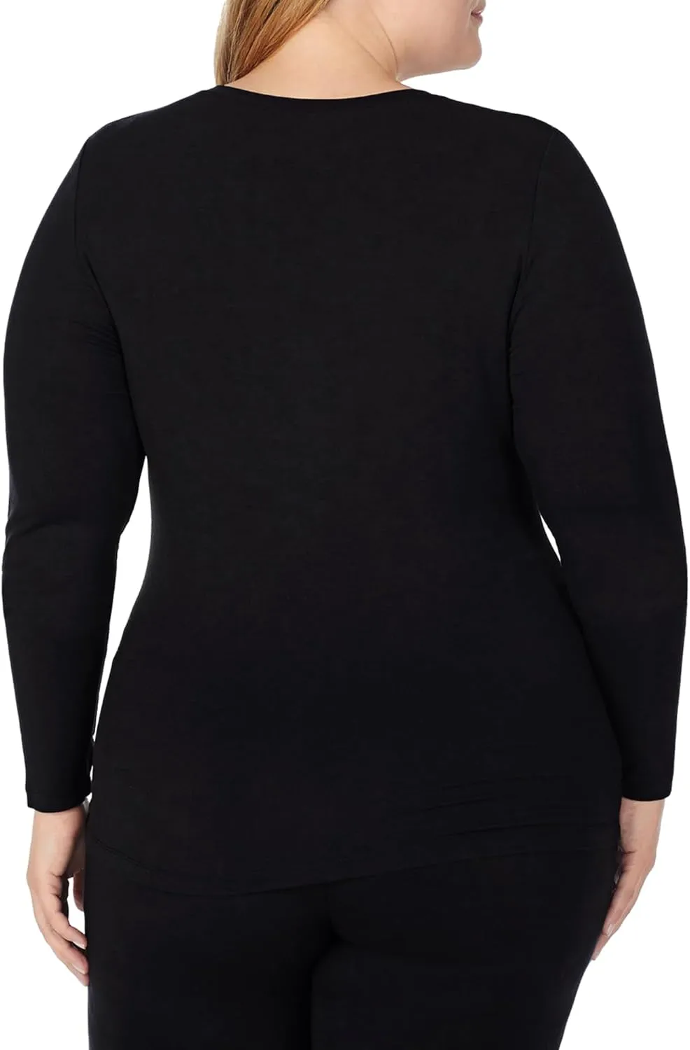 Cuddl Duds Softwear with Stretch Long Sleeve V-Neck