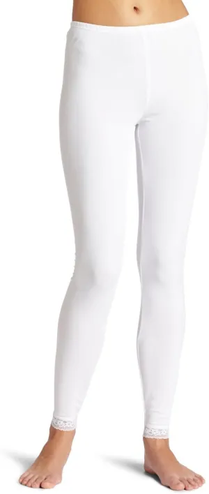 Cuddl Duds Women's Softwear Lace Edge Long Pant