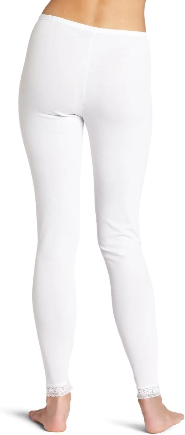 Cuddl Duds Women's Softwear Lace Edge Long Pant
