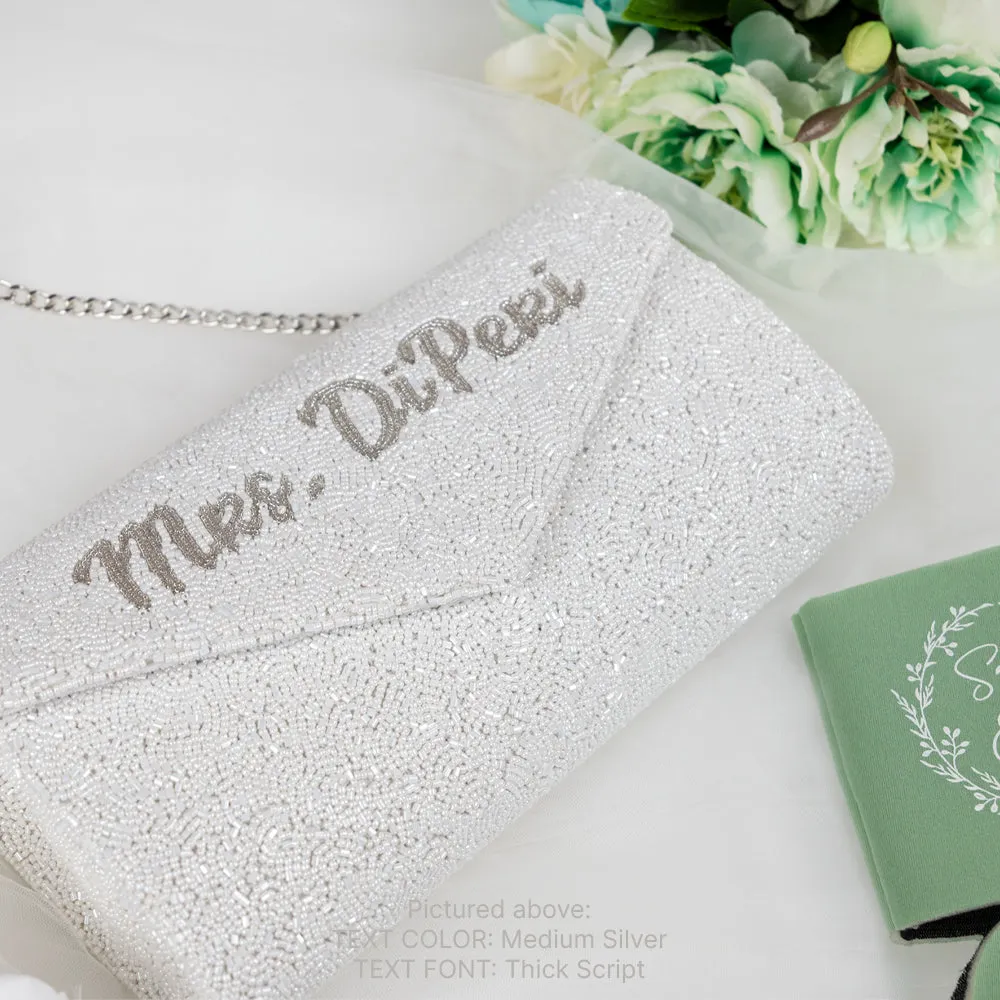 Custom Wedding Envelope Clutch Purse (ENV)