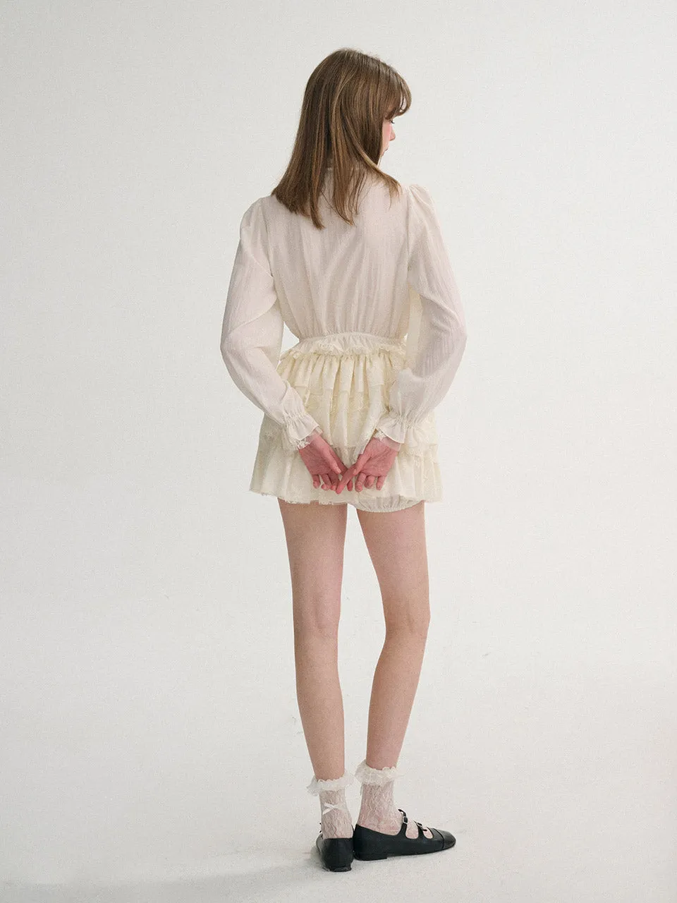 Daze Ruffle Mini Skirt