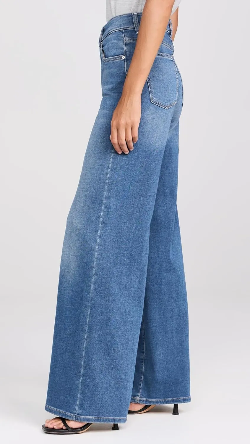 DL1961 Women's Softwear Hepburn Wide Leg High Rise Jeans