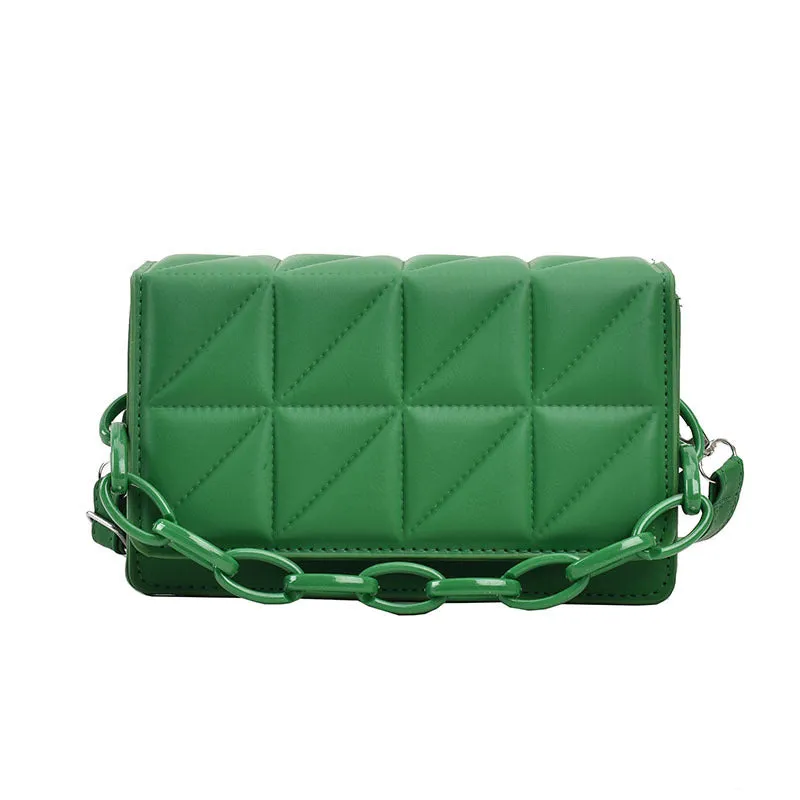 Elegant Quilted Chain Crossbody Bags