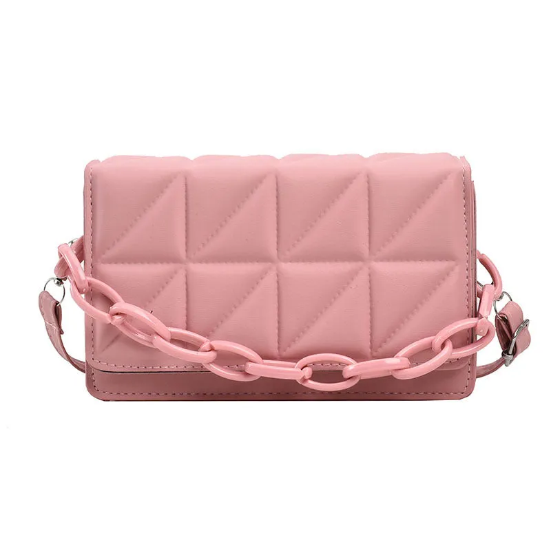 Elegant Quilted Chain Crossbody Bags