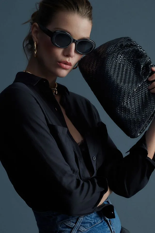 Frankie Clutch Anthropologie, black