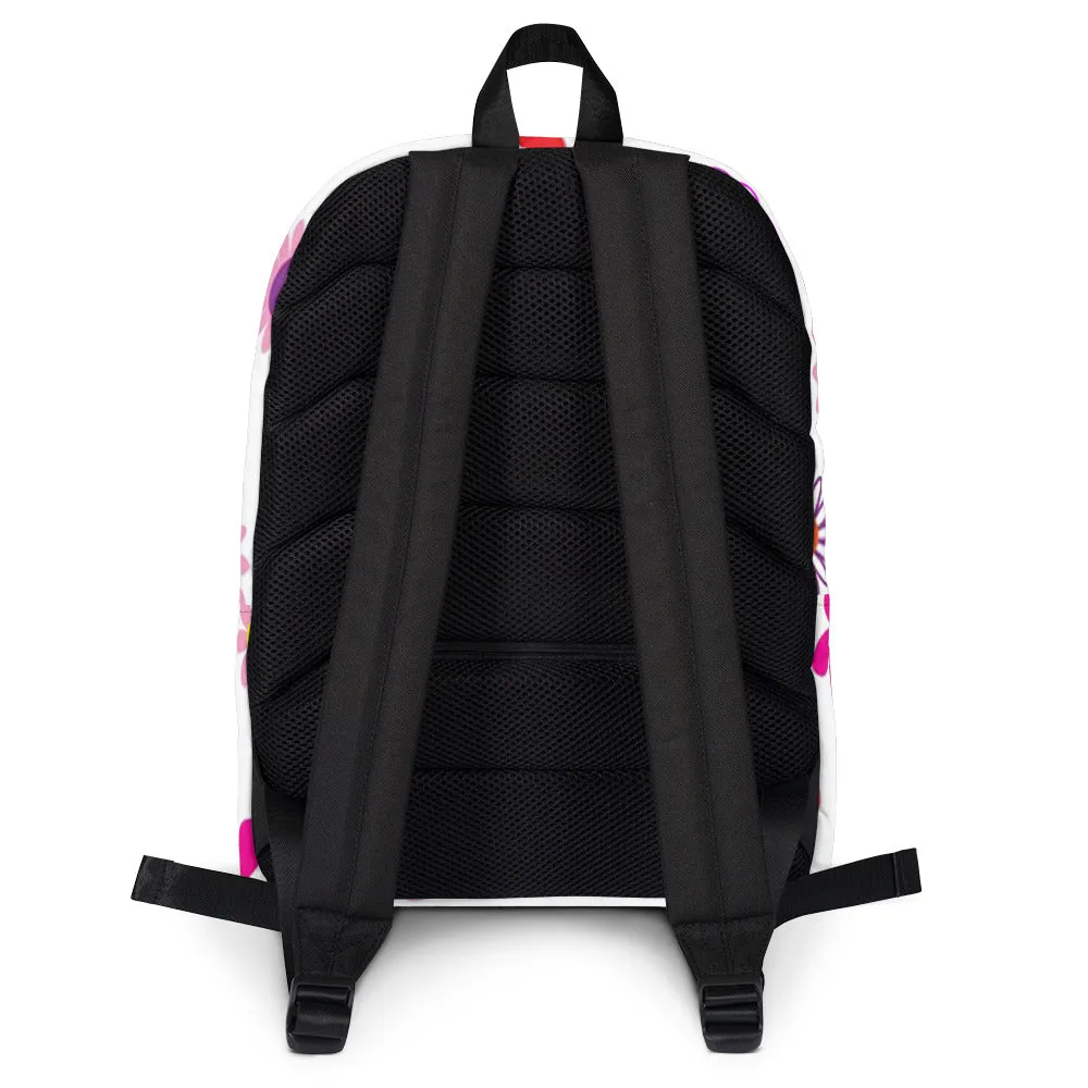 Fun Floral All Over Print Backpack