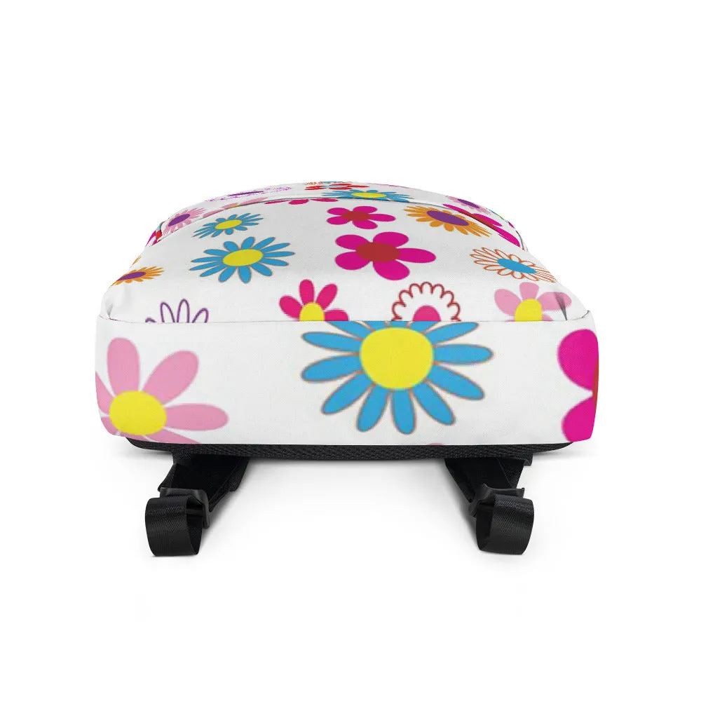 Fun Floral All Over Print Backpack