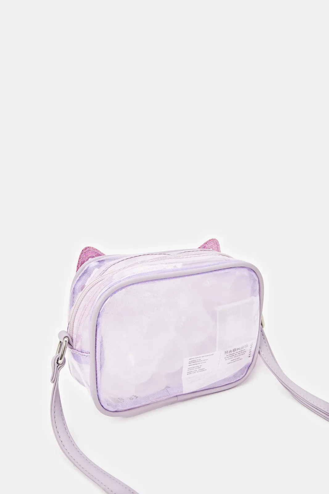 Girls Lilac Embellished Crossbody