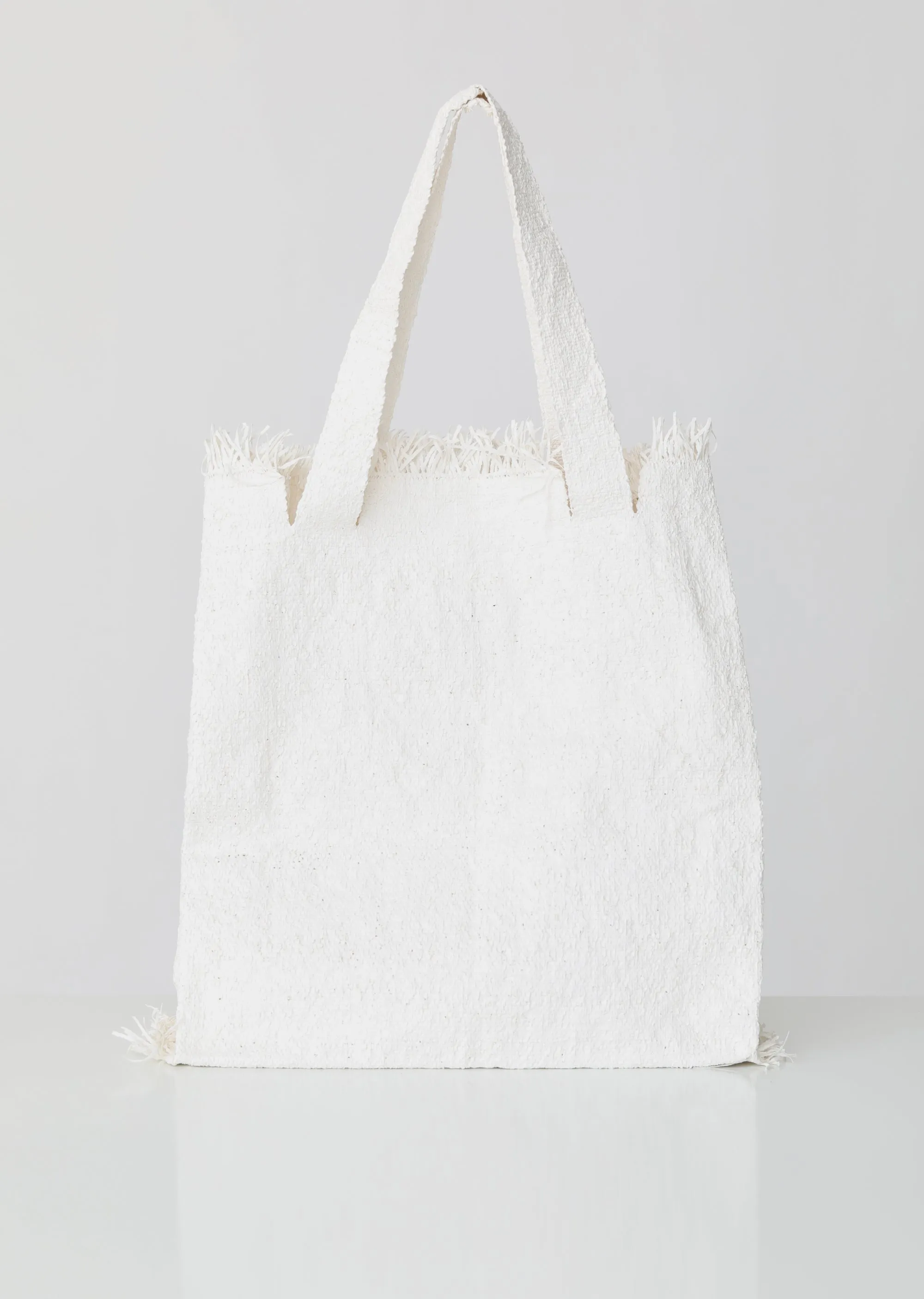Handwoven Distressed Tote