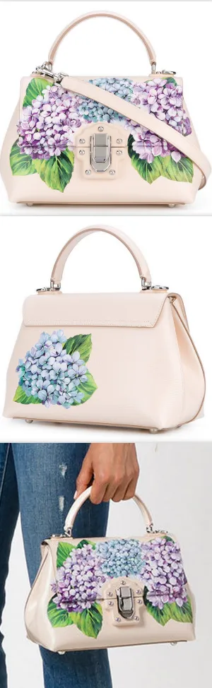 Hydrangea Print Lucia Tote