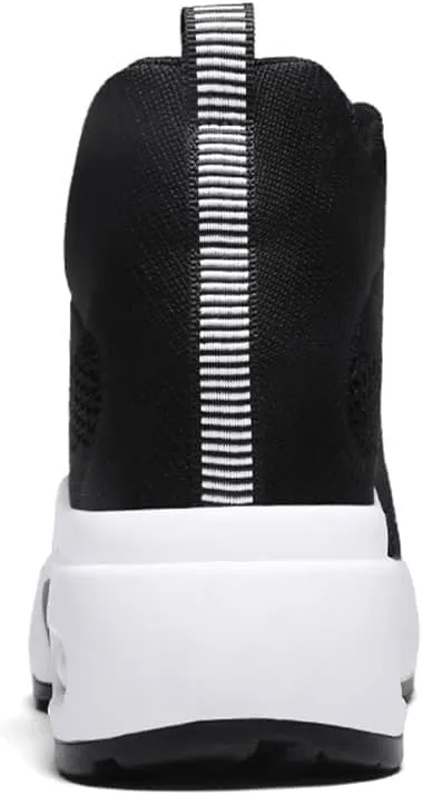 Ladies Jazz Shoes Lace Up Mesh Sneakers - Breathable Cushion Ladies Split Sole Sports Walking Dance Shoes Thick Sole