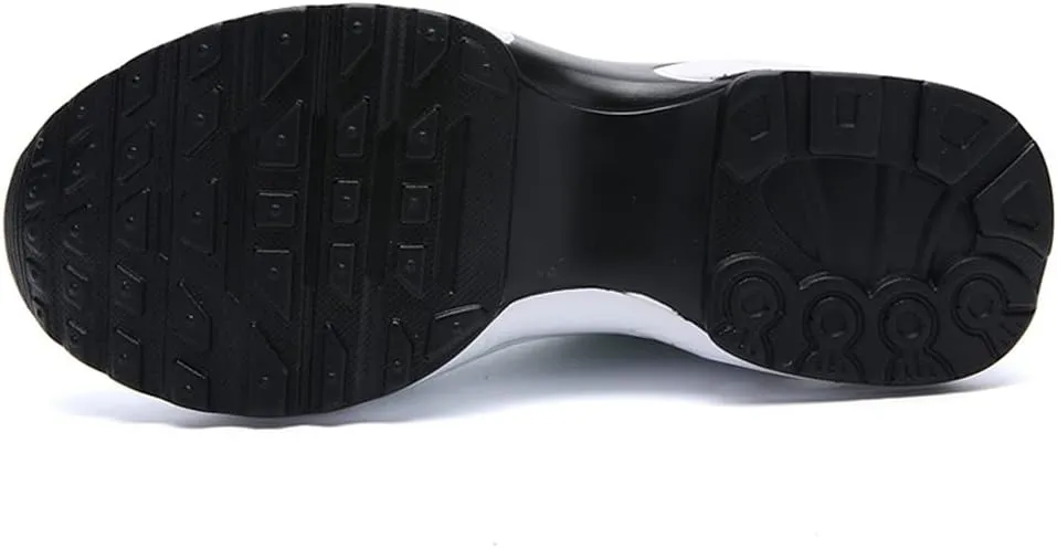 Ladies Jazz Shoes Lace Up Mesh Sneakers - Breathable Cushion Ladies Split Sole Sports Walking Dance Shoes Thick Sole