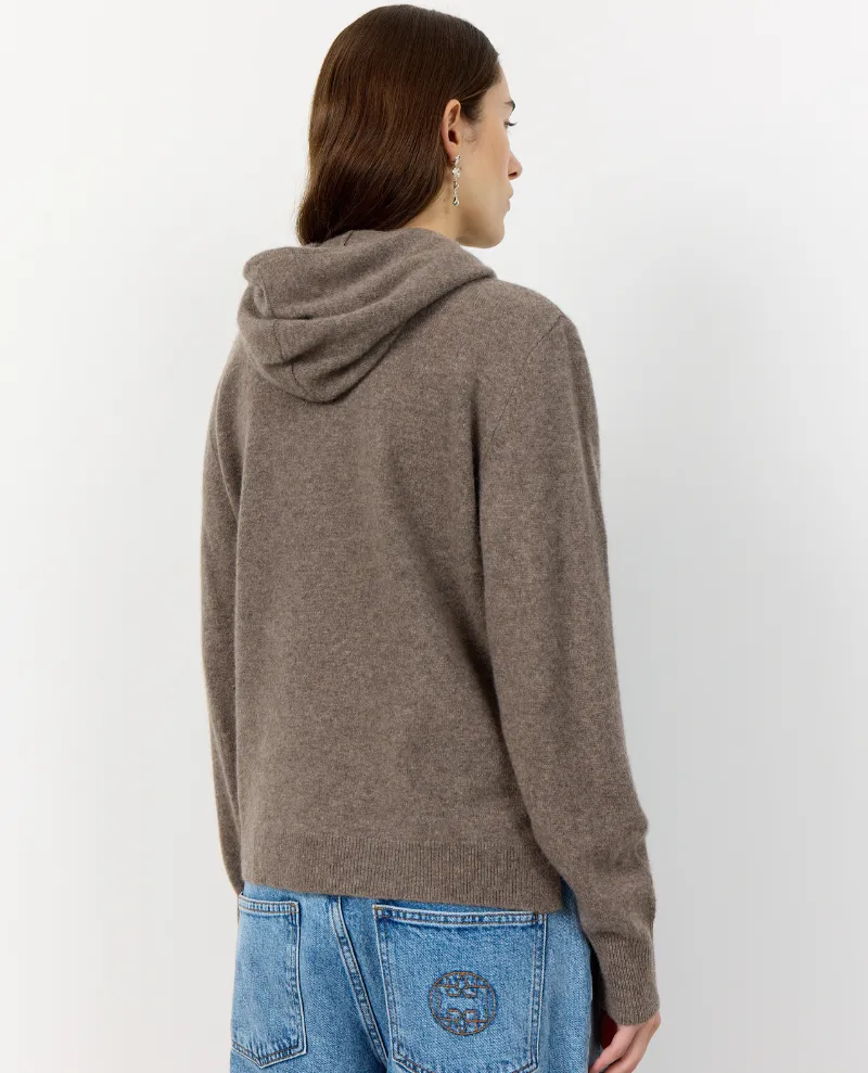 Levete Room Eloise Brown Cashmere Hoodie
