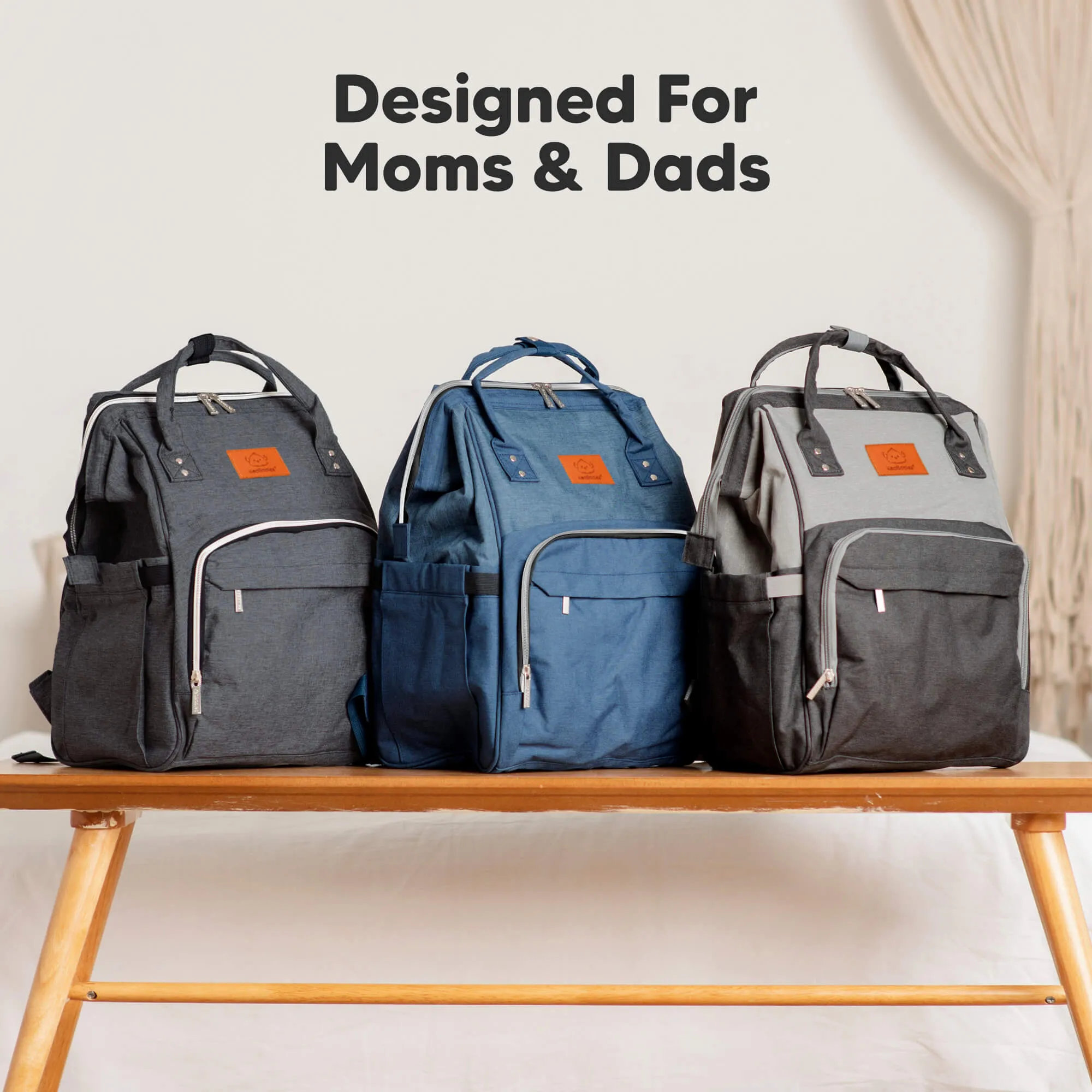 Original Diaper Bag (Rustic Red)