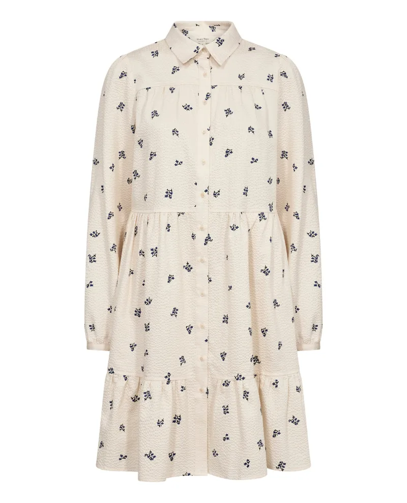 Part Two Nanena Blue Floral Short Dress