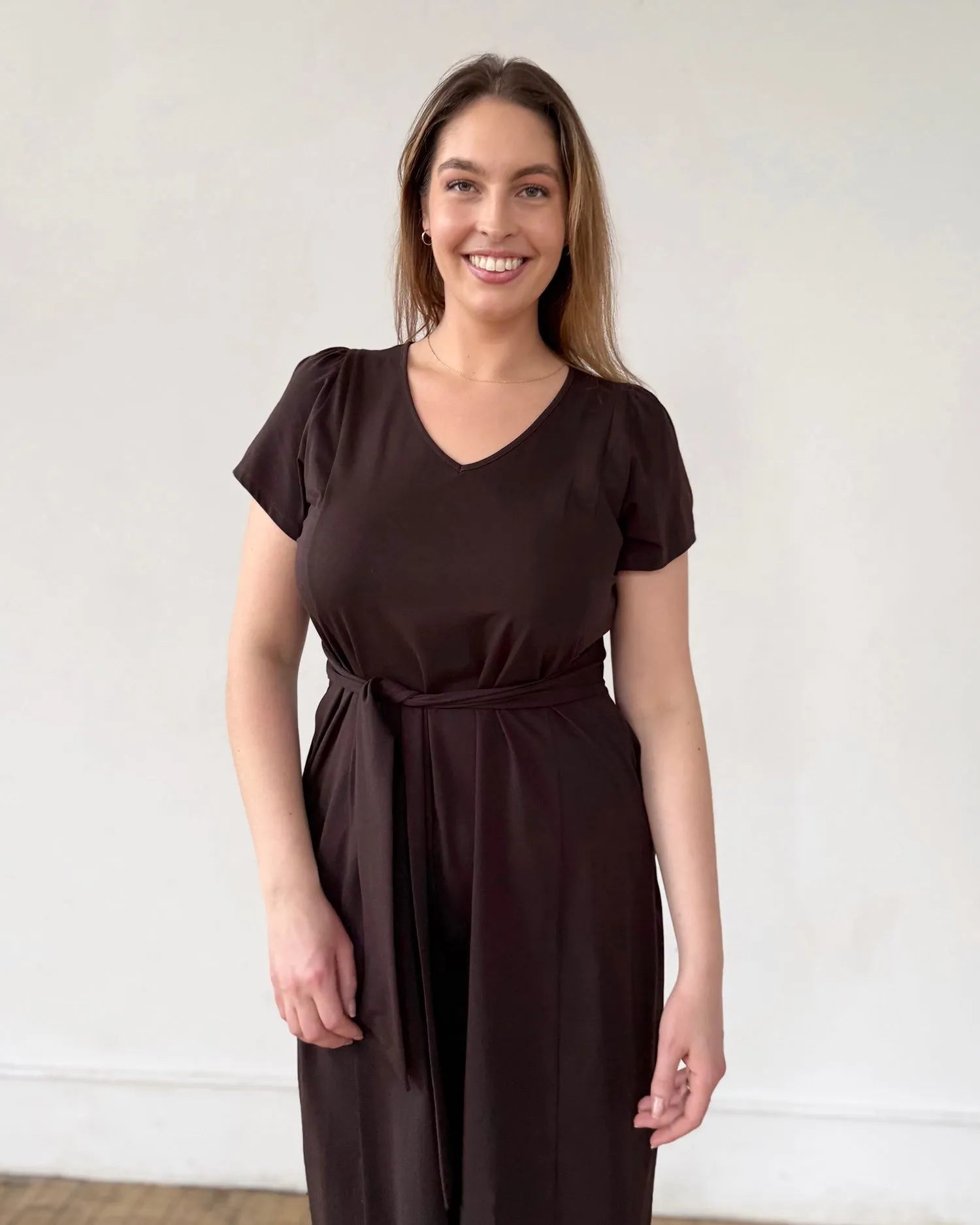 QUINTA dress in Chocolate Torte