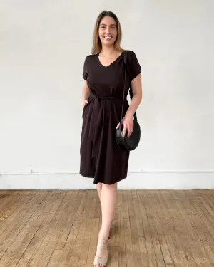 QUINTA dress in Chocolate Torte