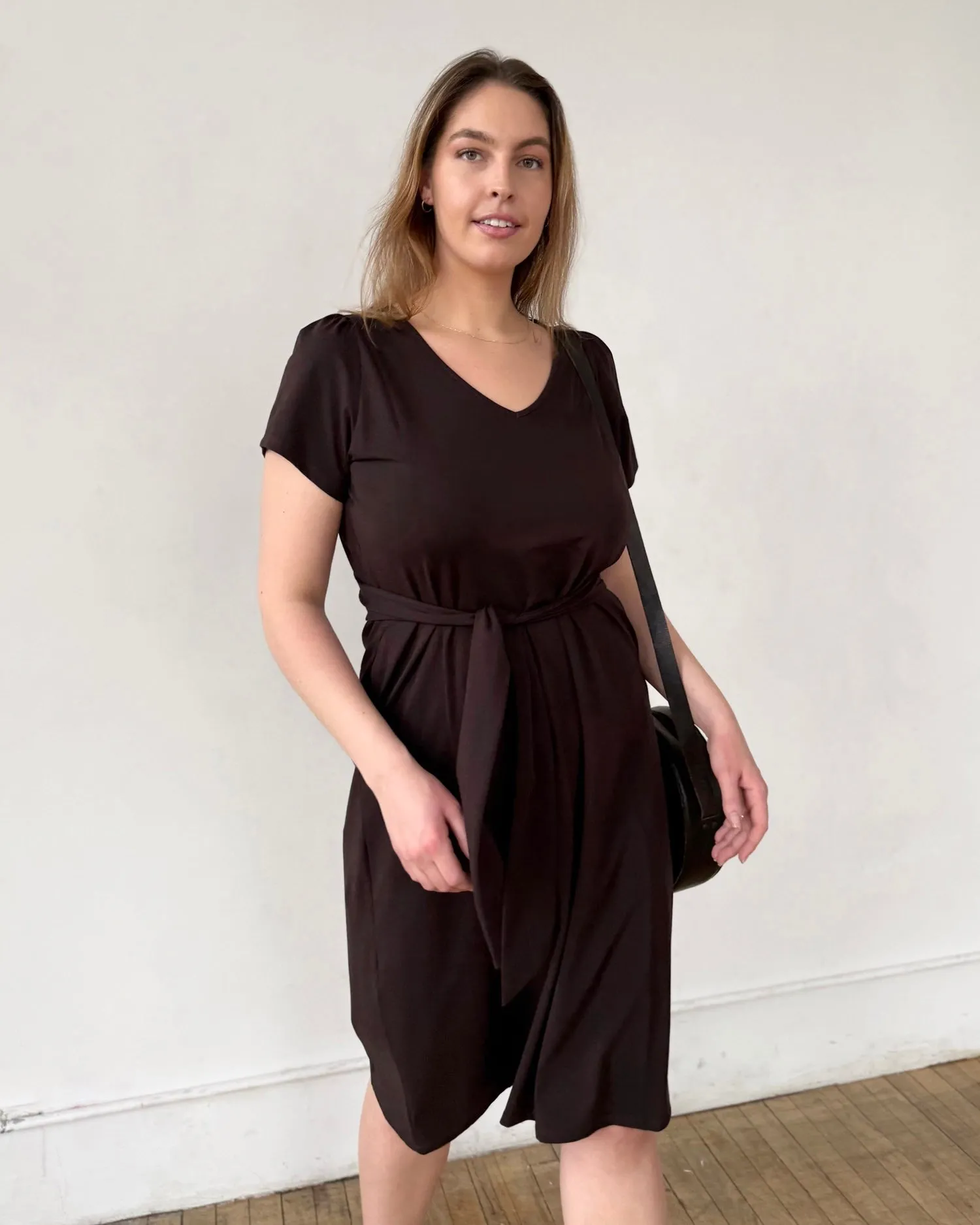 QUINTA dress in Chocolate Torte