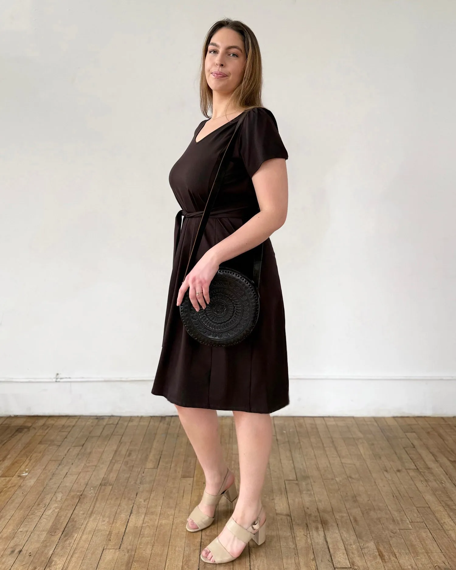 QUINTA dress in Chocolate Torte