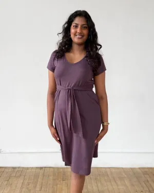 QUINTA dress in Plum