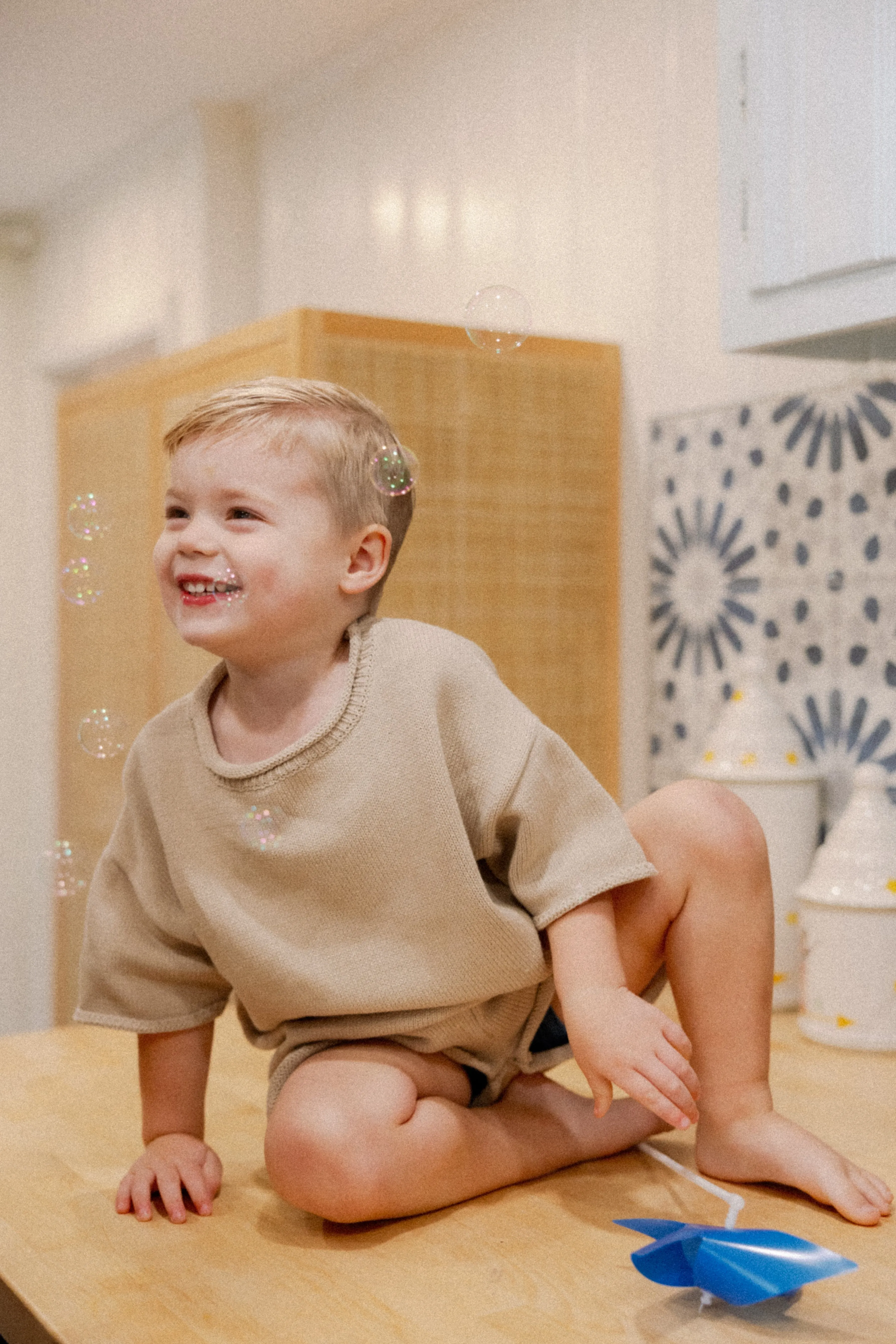 Saylor Knit Set in Beige