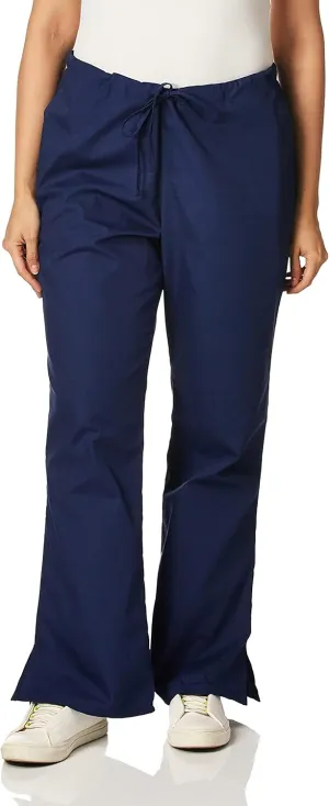 Scrub Pants for Women Workwear Originals Drawstring Waist with Flare Leg 4101