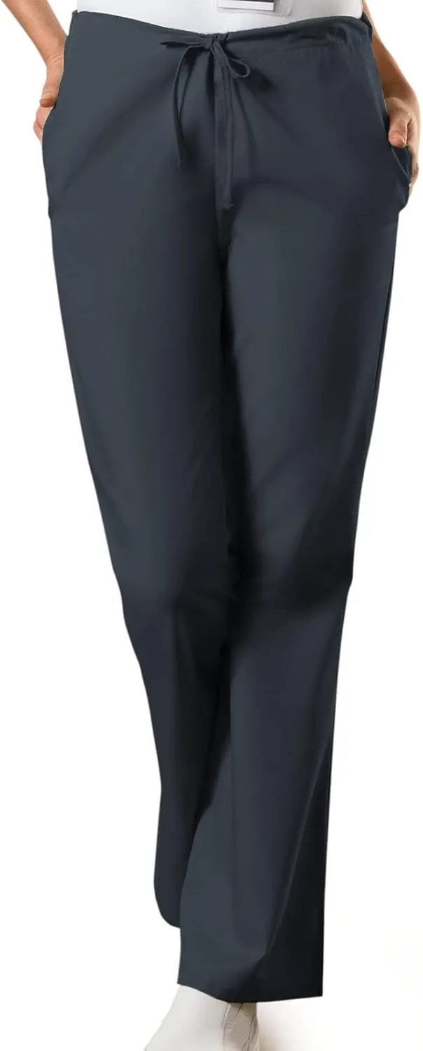 Scrub Pants for Women Workwear Originals Drawstring Waist with Flare Leg 4101