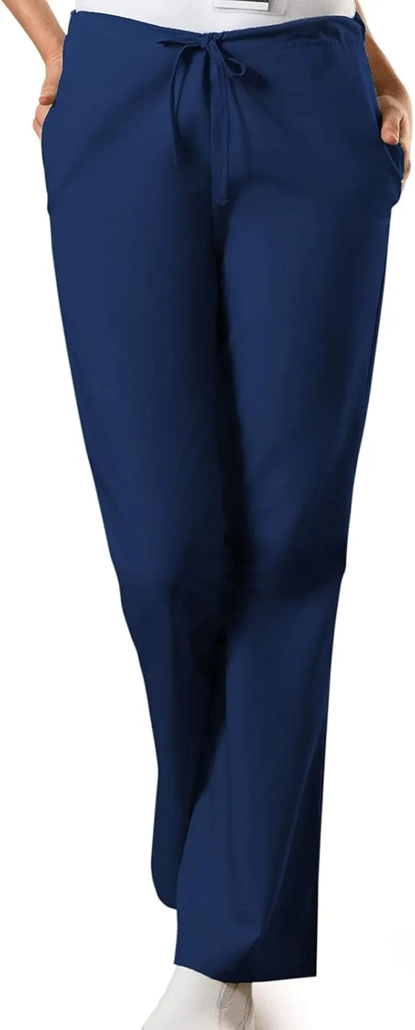 Scrub Pants for Women Workwear Originals Drawstring Waist with Flare Leg 4101